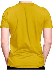Men T-Shirts - Màu vàng - Xem 2