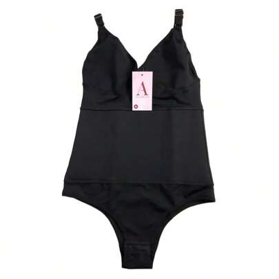 Body Modelador de Alta Compressão em Suplex Alça Reforçada Reduz medidas