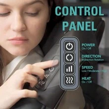 DAILYLIFE Shiatsu Neck And Back Massager With Heat, Electric Shoulder Massager, Car Neck Massager Pillow For Neck, Back, Shoulder, Foot, Leg, Muscle Pain Relief, Gifts For Men/Women - 黑色 - 查看 2