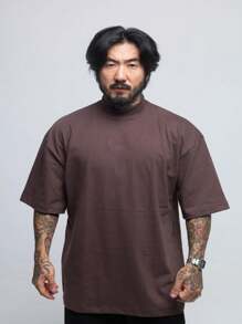 Men T-Shirts - Rust Brown - View 2
