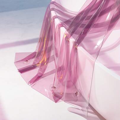 AmazerBath Shower Curtain Liner, 100% EVA Soft Clear Green Heavy Duty Shower Curtain And Liner 2-In-1, 72x72 Luxury Plastic Weighted Bathroom Shower Liner, 12 Rustproof Grommets & 3 Heavyweight Stones