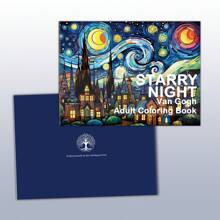 Adult Coloring Book With 32 Pages Van Gogh Style Starry Night Coloring Patterns , Art Supplies For Stress Relief , Relaxing , Reflecting And Decompressing - Ideal Christmas Gift For Men , Women And Teens Back To School,Mother's Day,Mom's Gift,Back To School,School Supplies