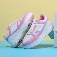 Unisex 4 Seasons Teenagers' Students' Couples' Breathable Hi-Top Roller Skate Shoes For Outdoor Sport Activities