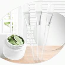 5 cái Pha lê Bàn chải mặt nạ Bộ , Công cụ làm đẹp - trắng - Xem 3
