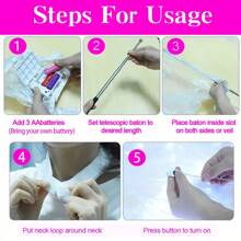 Unicorn LED Cape Luminous Butterfly Wings Yellow Color Nightclub Bar Stage Performance Dress, Cloak With Baton, Batteries Required (3 X AA), Suitable For Adults 59-68in, Children 43-55in. Unicorn Storage Bag, Great Valentine's Day Gift