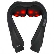 DAILYLIFE Shiatsu Neck And Back Massager With Heat, Electric Shoulder Massager, Car Neck Massager Pillow For Neck, Back, Shoulder, Foot, Leg, Muscle Pain Relief, Gifts For Men/Women - 黑色 - 查看 1