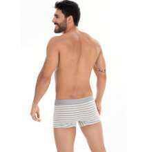 Men Boxers - לבן - ראה 3