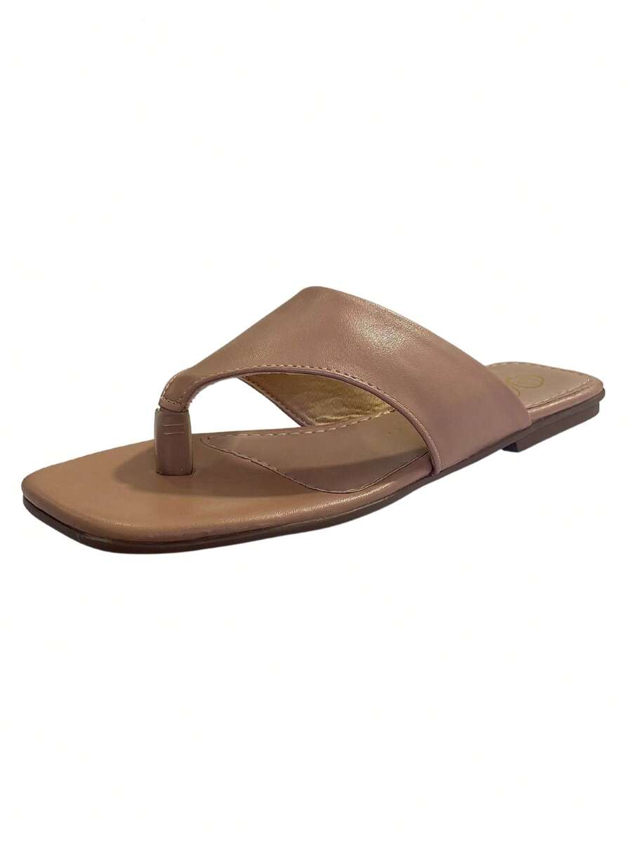 Women Flat Sandals - Mocha Brown - View 1