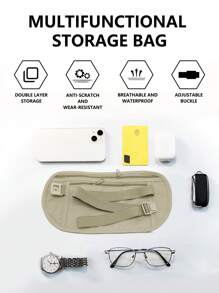 1pc Mini Fanny Pack Belt Bag, Fashionable Water-Proof Waist Pack With Adjustable Strap, Versatile Passport Waist Bag For Traveling, Hiking, Jogging, Cycling College Bag For Books Shoulder Bag Rider Bag Student Large Capacity Multi-Functional Outdoor Portable Dad Gifts Boyfriend Gifts Vacation Christmas Holiday Thanksgiving Gifts Bag Hobo Bag Summer School Summer Bag Gym Bag Phone Bag