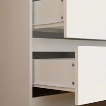 Modern Corner Makeup Vanity Table With 6 Spacious Drawers, 51" Vanity Desk Dressing Table Computer Desk For Bedroom