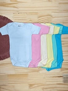 Baby Girls Bodysuits - 淺粉色 - 查看 3