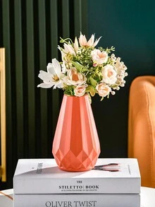 1個家居客廳派對裝飾花瓶,pe防碎花卉容器,臥室飾品,婚禮派對裝飾,鮮花瓶 - 彩色 - 查看 11