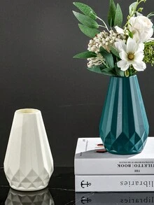 1個家居客廳派對裝飾花瓶,pe防碎花卉容器,臥室飾品,婚禮派對裝飾,鮮花瓶 - 彩色 - 查看 10