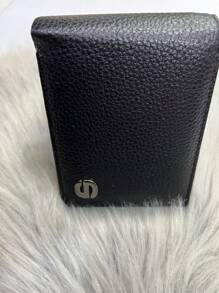 Men's Leather Wallet - Black - View 2