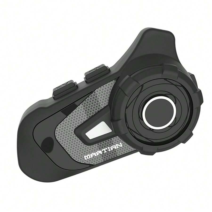 Martian Motocycle Helmet Bluetooth Headset Wireless IP67 Waterproof Moto Biking & Skiiing/BlueT-S2 /1000M Intercom/2 In 1 Microphone/2 Riders Intercom/ - Black - View 1