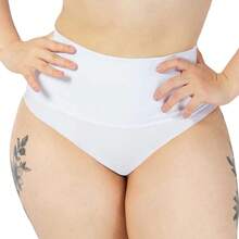Tanga Brasilera Moldeadora Refuerzo Sin Costuras Haby 22303 - Blanco - Ver 1
