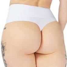 Tanga Brasilera Moldeadora Refuerzo Sin Costuras Haby 22303 - Blanco - Ver 3