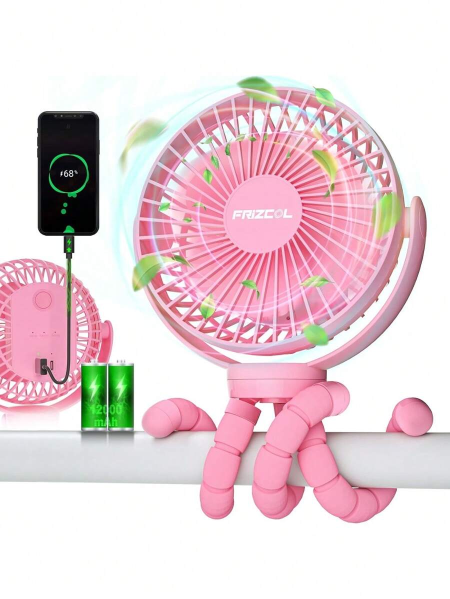 Ventiladores portátiles - Rosa - Ver 1