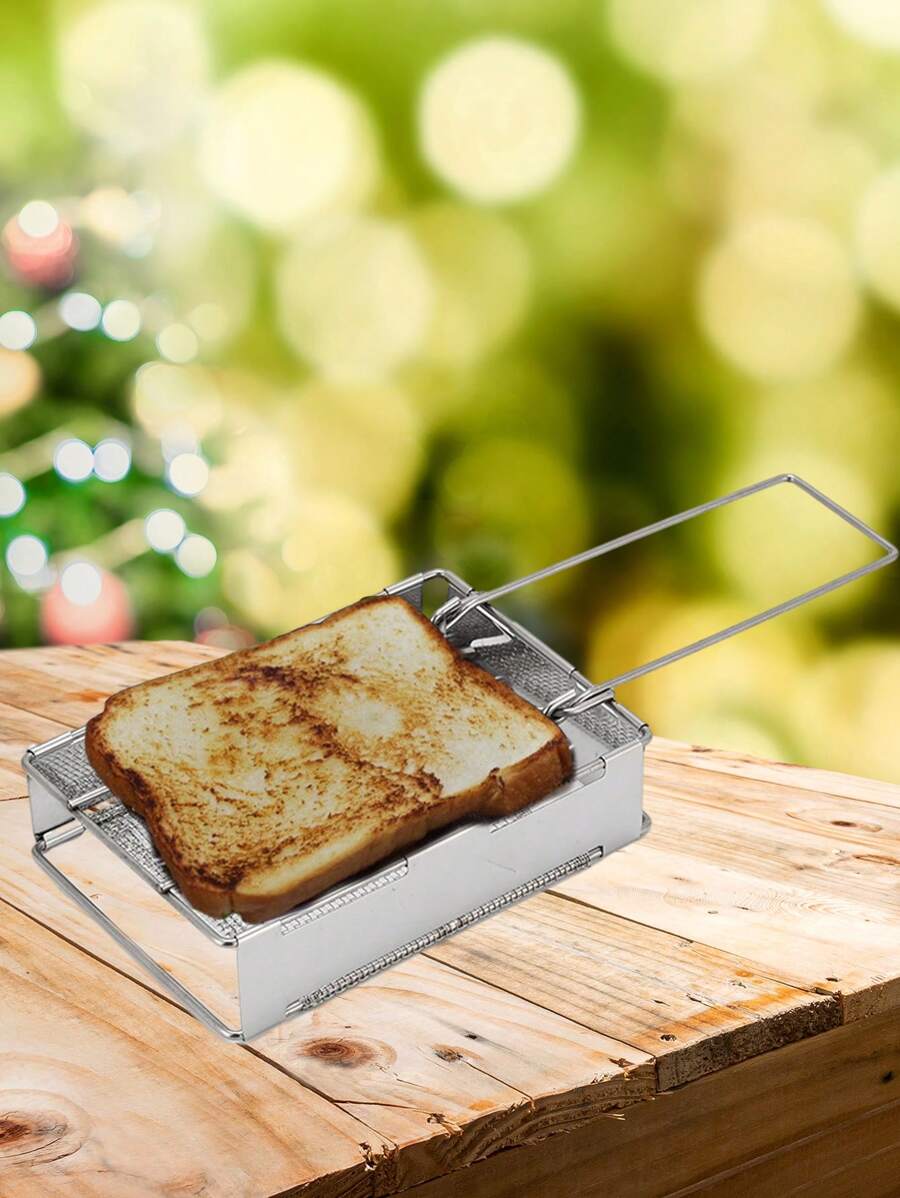 Toaster Mesh, Stainless Steel Toast Grilled Rack, Bread Toaster Rack - Silver - View 1