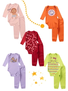 Baby Boys Jumpsuits - 淺粉色 - 查看 5