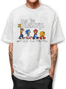 Men T-Shirts - 白色 - 查看 1
