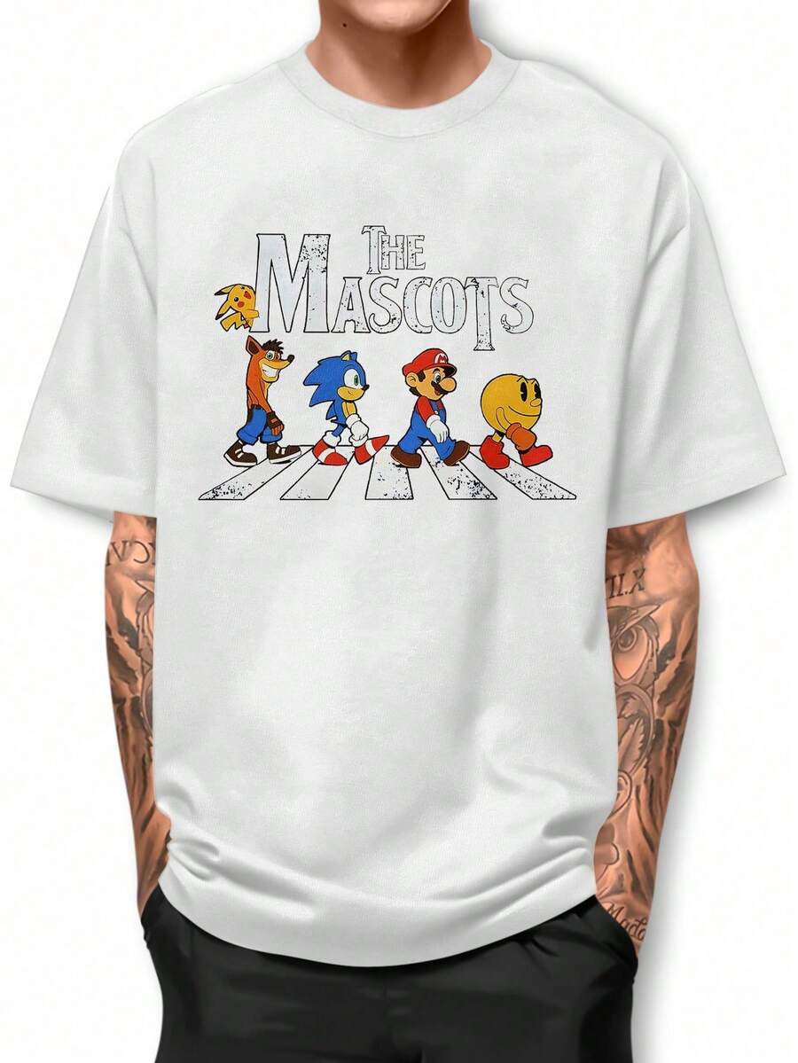 Men T-Shirts - 白色 - 查看 1