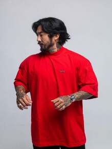 Men T-Shirts - 紅色 - 查看 2