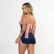 Women Pajama Sets - 藏蓝色 - 查看 5