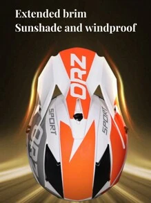 AD 1 szt. Kask motocyklowy do jazdy terenowej, kask rowerowy elektryczny, kask rowerowy górski, kolarstwo zjazdowe, czapka, 4 pory roku, unisex, ochrona głowy