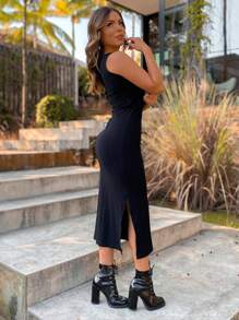 Women Dresses - 黑色 - 查看 2