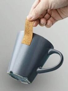 Juego De 96 Piezas De Pegatinas De Etiquetas Escribibles De Un Solo Color, Etiquetas De Botellas De Clasificación Para Cocina Hogareña, Etiquetas De Escritura Marrón Café A Prueba De Agua, Cinta Simple De Etiquetas Para Múltiples Usos Para Empaquetar Regalos, Marca De Clasificación. - Negro - Ver 6