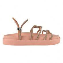 Women Platforms & Wedge Sandals - 乾枯玫瑰色 - 查看 4