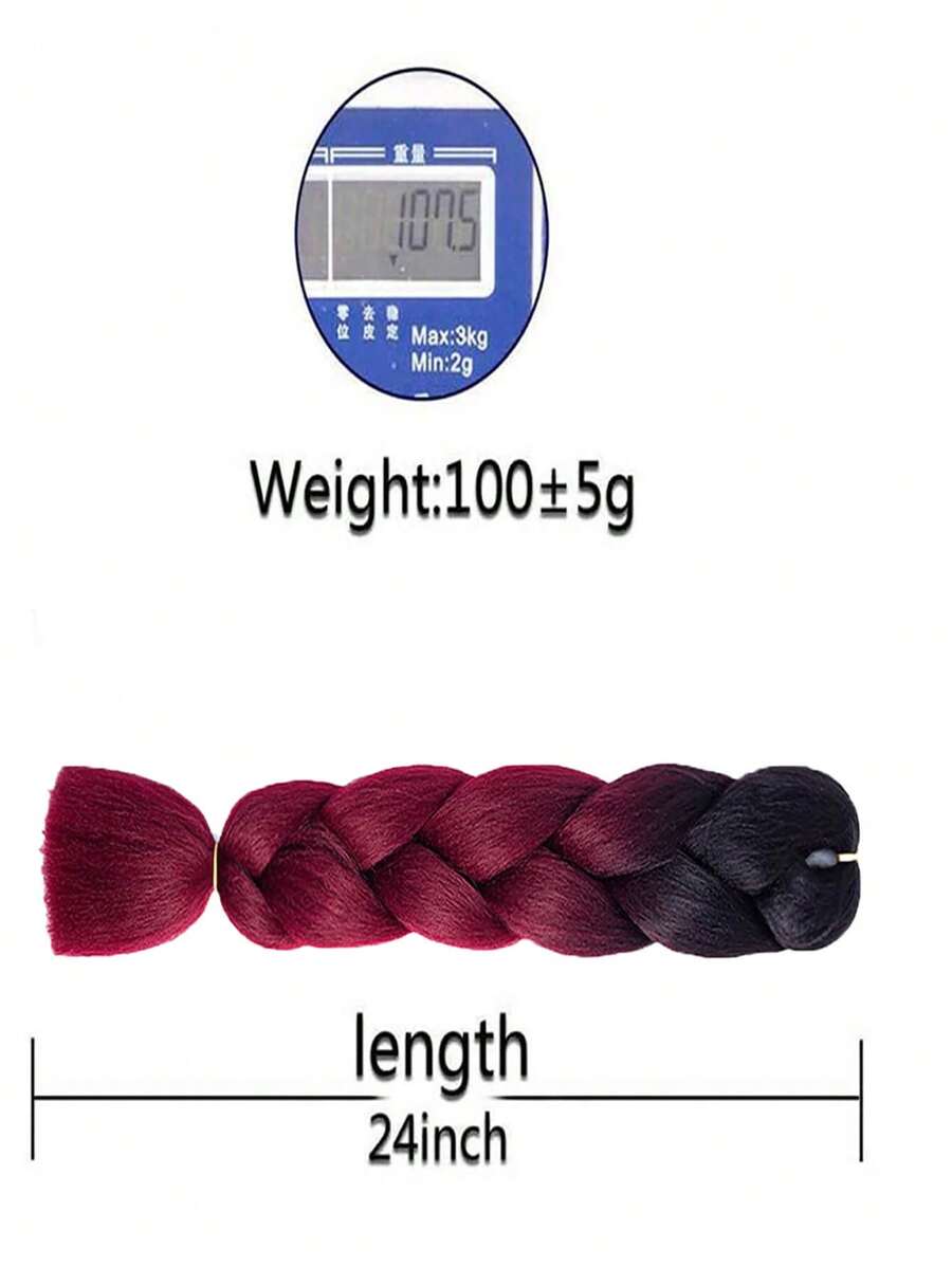 3 Pcs Large Purple Braiding Hair 24inch Suitable For Women Daily 3 Pcs Large Purple Braiding Hair 24inch Suitable For Women Daily