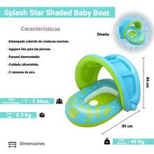 Flotador Inflable para Bebé Silla Salvavidas de PVC para piscina alberca Baby Flotador Hinchable Flotador Inflable