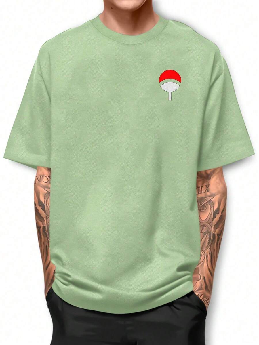 Men T-Shirts - 薄荷綠 - 查看 1