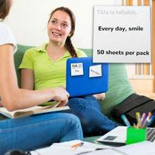 Felinco 4pcs Fun Sticky Notes Set, 3*3inch Interesting Memo Pad, Novelty Prank Sticky Notes Notebook, Stylish Rude Memo Pad Gift For Office Desk Accessories, Funny Gifts For Friends And Colleagues (50 Sheets/Pad) Back To School - White - View 5