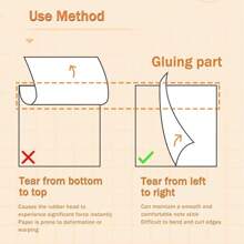 Felinco 4pcs Fun Sticky Notes Set, 3*3inch Interesting Memo Pad, Novelty Prank Sticky Notes Notebook, Stylish Rude Memo Pad Gift For Office Desk Accessories, Funny Gifts For Friends And Colleagues (50 Sheets/Pad) Back To School - White - View 4