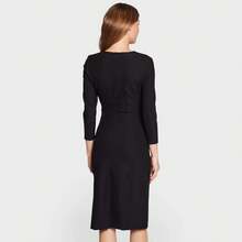 Marella 黑色鬣蜥连衣裙 - 黑色 - 查看 4