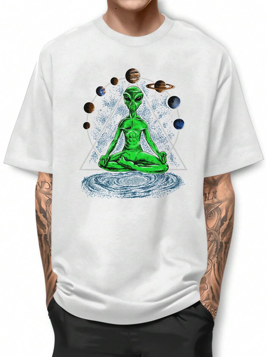 Men T-Shirts - 白色 - 查看 1