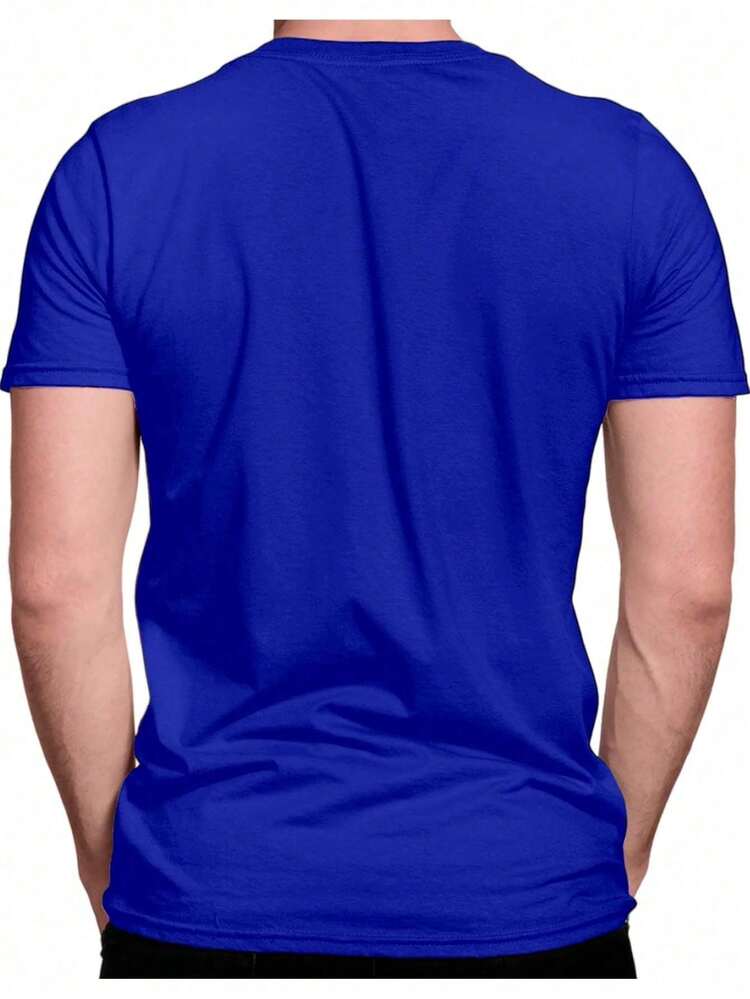 Men T-Shirts - Royal Blue - View 2