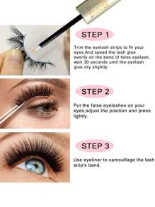 1 Piece Of Cluster Lash Glue 6ml, B&Q LASH Bond White Clear Long Lasting False Eyelash Glue For DIY Eyelash Extension Adhesive Mascara Glue For Eyelash Cluster Extension Waterproof Anti-Allergy Latex Free Lash Glue, Eyelash Glue