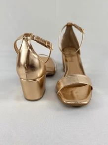 Women Flat Sandals - 玫瑰金 - 查看 5