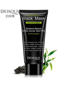 Mascarilla de carbón de bambú para eliminación de puntos negros, mascarilla de limpieza profunda para manchas en la nariz, mascarilla para la nariz, dolor de acné y puntos negros - Negro - Ver 6