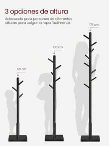 VASAGLE Coat Racks - สีดำ - ดู 5