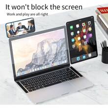 Foldable Magnetic Cell Phone Holder For Laptop Screen