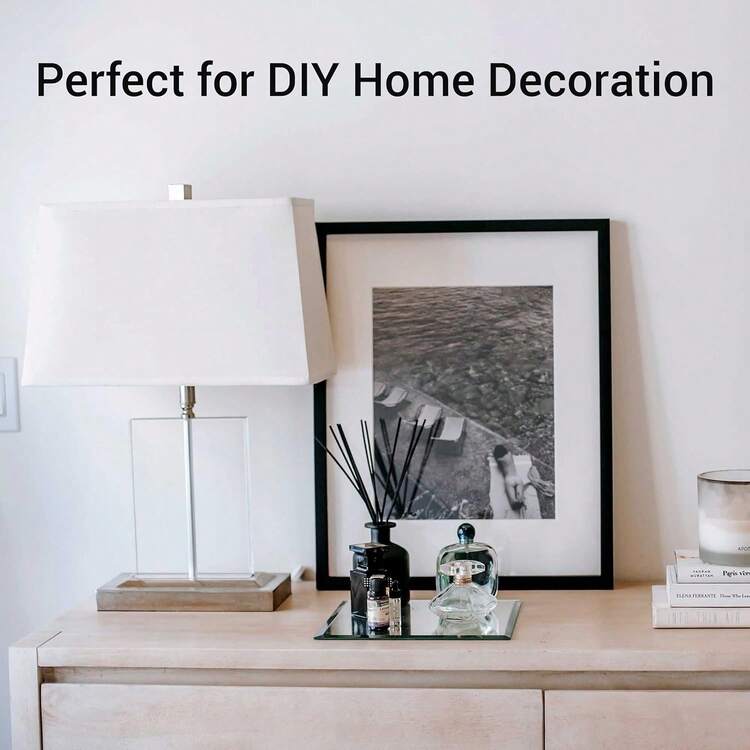 Panel De Pet/plexiglás De 8x10 Pulgadas De 0,04 Pulgadas De Grosor; Úselo Para Proyectos De Manualidades, Marcos De Fotos, Corte Y Más; Película Protectora Para Garantizar Hojas Sin Rayones Ni Daños - 10 piezas - Ver 7