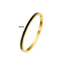 1pc Fashionable & Luxurious Stainless Steel Geometric Design Oil Drop Shaped Bracelet For Women, Daily Wear