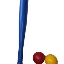 set bat de beisbol (56cm) y 2 bolas (9cm) - Azul - Ver 8