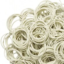 50/100/300/500Pcs White Rubber Band Paper Bills Dollars Money Elastic Stretchable Bands Size 38mm 1.49 Inches Back To School