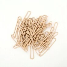 50/100/200pcs High Thermostability Rubber Bands Elastic Stretchy Rubber Bands For Laboratory Office Supplies Back To School
